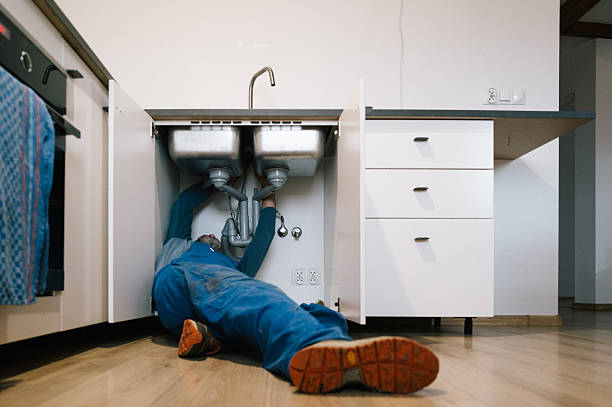 Professional Plumbing technician working in Old Town, ME